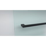 Copen walk-in concept monte plus 100x200cm crni mat ram 8mm staklo i držač peškira (C-02-WIB100) | Eponuda.com