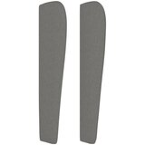  Uzglavlje s ušima tamnosivo 93x23x118/128 cm od tkanine | shoptok.hr