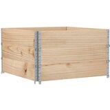  Okviri za palete 3 kom 100x100 cm od masivne borovine | shoptok.hr