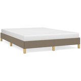 The Living Store Posteljni okvir brez vzmetnice taupe 160x200 cm blago - Posteljni Okvir, (21528476) | Shoptok.si