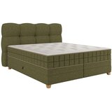 Premium Living Postelja Boxspring Bianco, Zelena, 160x200 | Shoptok.si