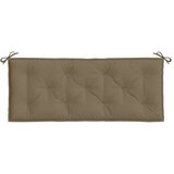 vidaXL Jastuk za vrtnu klupu prošarano smeđesivi 120x50x7cm od tkanine | shoptok.hr