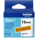 Brother BTAG-T31 trak za izdelavo nalepk Črna na oranžni Cene