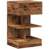 Maison Chic Nočna omarica - Nočna miza Old Wood 40x35x65 cm Inženirski les, (21690337) | Shoptok.si