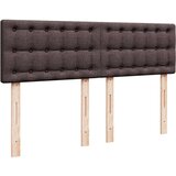 vidaXL Krevet s oprugama i madracem tamnosmeđi 160x200 cm tkanina | shoptok.hr