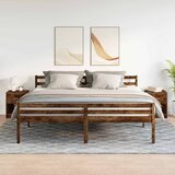  Noćni ormarići 2 kom s ladicama dimljeni hrast 40x34x50 cm | Eponuda.com