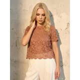 Sinsay Čipkasta bluza s kratkim rukavima | shoptok.hr