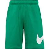 Nike Sportswear Hlače 'CLUB' smaragdno zelena / bijela