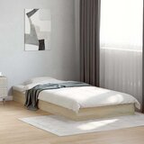  Okvir kreveta bez madraca boja hrasta sonome 75 x 190 cm drveni | shoptok.hr