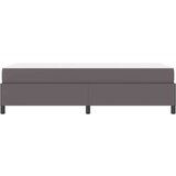  Konstrukcija postelje z vzmetnico Siva 90 x 200 cm blago, (5000125878) | Shoptok.si