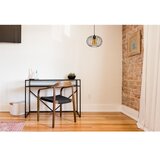  Luster na sajli CORRINI 1xE27/60W/230V Ø 25 cm crna/bež | Eponuda.com