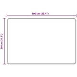 Traka za tepih MARSA Antracit 100 x 80 cm Poliester i PVC - Antracit 80 x 100 cm | shoptok.hr