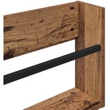  Polica za časopise s policom 2 pcs Staro drvo 60 x 12 x 30 cm | shoptok.hr