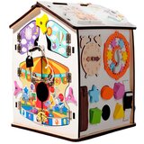 Monkey Gym Didaktična manipulativna tabla za otroke Hiša - barvna, (5000077385) Cene