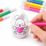  Easter Styrofoam Eggs For Painting Markers Rabbit Pattern E 6pcs | shoptok.hr