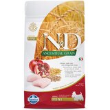 N&d Hrana za pse Ancestral Grain Adult Mini Chicken & Pomegranate, 800g Cene