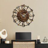  metal wall clock 15 - 1 multicolor decorative wall clock Cene'.'