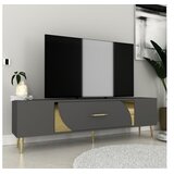 Hanah home TV komoda Dekop2, 150x48,2x29,6 cm, antracit-zlatne boje | Eponuda.ba