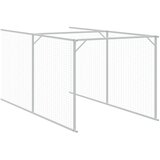  Kućica za pse s krovom antracit 117x405x123 cm pocinčani čelik | shoptok.hr