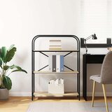  Knjižna polica Sonoma hrast 80 x 30 x 109 cm Konstruiran les, (5000201038) | Shoptok.si