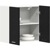  Crni hrastov viseći ormar 60x31x60 cm od konstruiranog drva | shoptok.hr