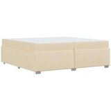  Krevetna konstrukcija Krema 200 x 200 cm tkanina | shoptok.hr