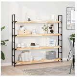 vidaXL Plutajuća polica 160x20x4 cm masivno neobrađeno drvo bagrema | shoptok.hr