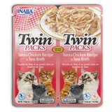 Inaba twin Packet za mačke - Piletina i tuna 12x80g Cene