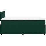  Krevet box spring s madracem tamnozeleni 120x190 cm baršunasti | shoptok.hr