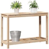  Miza za sajenje s polico 108x35x75 cm trdna borovina | Shoptok.si