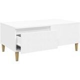  Stolić za kavu bijeli 90 x 50 x 36,5 cm od konstruiranog drva | shoptok.hr