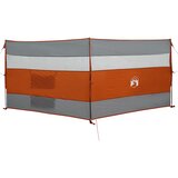  Vjetrobran za kampiranje siva/narančasta 340x130 cm vodootporni | Eponuda.com