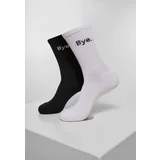 MT Accessoires HI - Bye Socks Short Pack 2-Pack Black/White