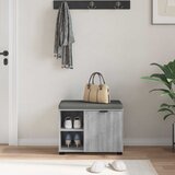  Klupa za hodnik s jastukom Sivi Sonoma 60 x 38 x 46 cm | shoptok.hr