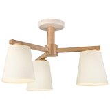  Plafonski luster ELLIE 3xE27/15W/230V krem/hrast | Eponuda.com