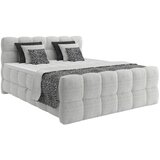 Premium Living Postelja Boxspring Brisbane, Sivobela, 200x200 u
