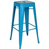 MID.YOU Barski Stol Vantaggio High, Svetlo Modra | Shoptok.si