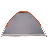 Kamping šator s krovom Siva i narančasta 275 x 215 x 125 cm | shoptok.hr