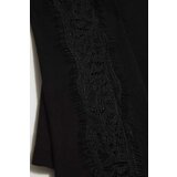 Marisse Black Blouse With Lace On The Sleeves | Shoptok.si