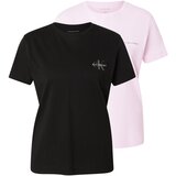 Calvin Klein Jeans Majica roza / črna | Shoptok.si