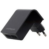 USB punjač GEMBIRD, 2 porta 2,1A, black, EG-U2C2A-02  USB punjač GEMBIRD, 2 porta 2,1A, black, EG-U2C2A-02 Slike