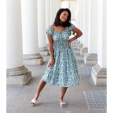 Gemre Green floral dress Carita | shoptok.hr