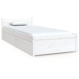 Maison Chic Posteljni okvir - Enojna postelja - Postelja za odrasle s predali črna 75x190 cm majhna enojna-J14949, (21769790) Cene