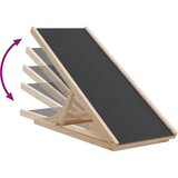  Rampa za pse siva 100 x 40 cm od masivne jelovine | shoptok.hr