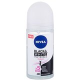Nivea Black & White Invisible 48h roll-on antiperspirant 50 ml za ženske Cene