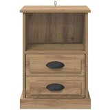 vidaXL Nočna omarica artisan hrast 43 x 36 x 60 cm Konstruiran les | Shoptok.si