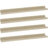  Zidne police 4 kom boja hrasta sonome 60 x 9 x 3 cm | Eponuda.com