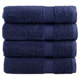 vidaXL Premium brisače 4 kosi modra 70x140 cm 600 g/m2 100 % bombaž Cene