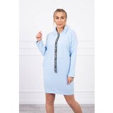 Kesi Tie dress light azure Cene