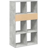 Ormarić za knjige boja betona 66x31x112 cm konstruirano drvo | Eponuda.com